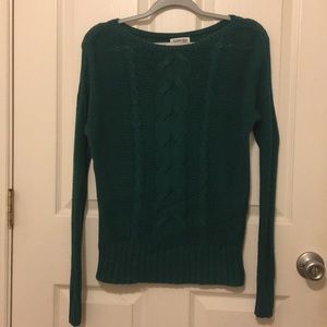 Cable knit sweater